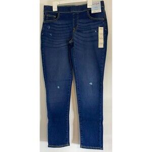 COPY - Girls' Cat & Jack Mid-Rise Pull-On Jeggings - Dark Vintage Blue - 14 Plus
